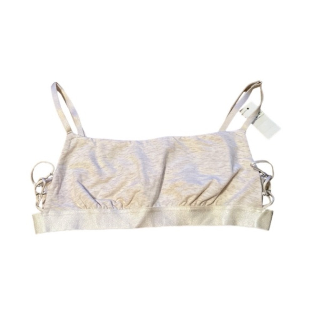 Aerie Real Good Light Heather Gray Wireless Bra Sz S NEW